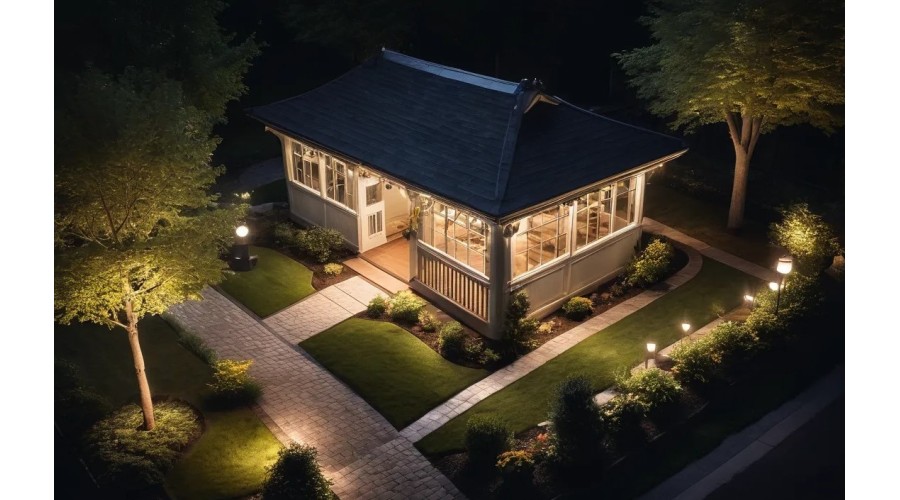 Как я превратил свой тёмный двор в место, где хочется сидеть вечерами — делюсь секретами света