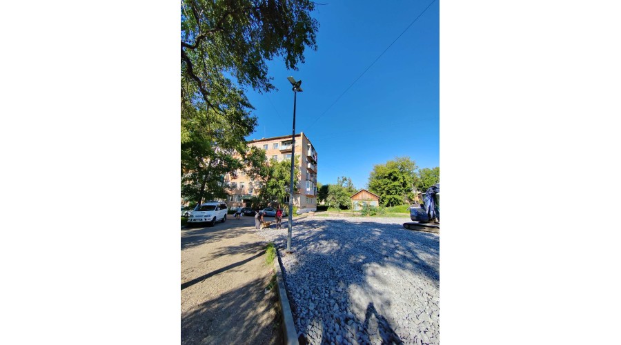 КЕЙС: Объект Приморский край. Лесозаводский округ. Светильник JKS-SEMI 30. Мероприятия по организации парковки